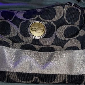 Adorable Denim Coach Purse